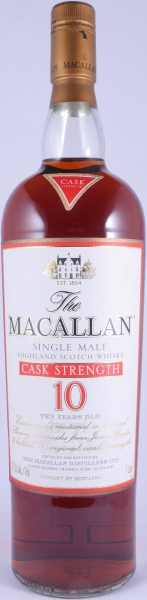 Macallan 10 Years Cask Strength Sherry Oak Highland Single Malt Scotch Whisky 57,3%