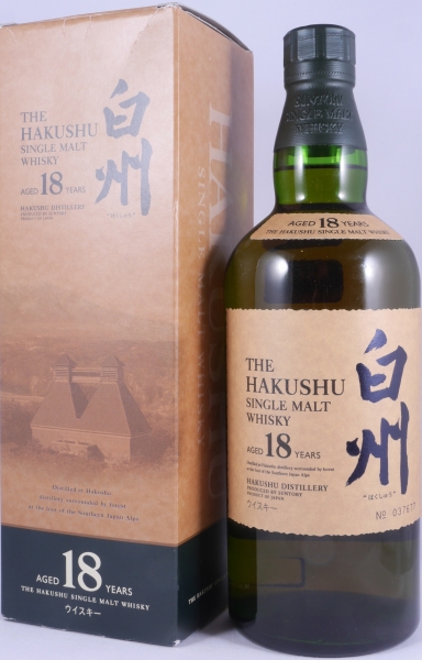 Hakushu 18 Years Individual Numbered Japan Import Single Malt Whisky 43.0%