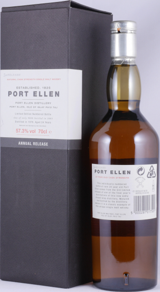 Port Ellen 1979 24 Years 3rd Annual Release 2003 Limited Edition Islay Single Malt Scotch Whisky Cask Strength 57,3%