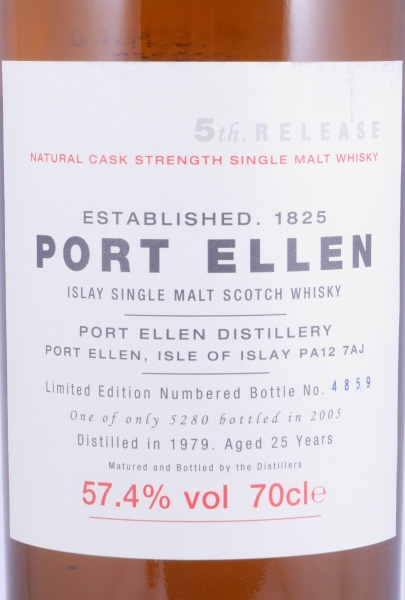 Port Ellen 1979 25 Years 5th Annual Release Limited Edition Islay Single Malt Scotch Whisky Natural Cask Strength 57,4%