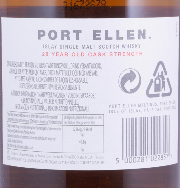 Port Ellen 1979 28 Years 7th Release limited Edition Islay Single Malt Scotch Whisky Natural Cask Strength 53.8%