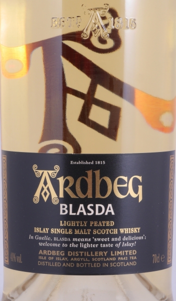 Ardbeg Blasda Limited Release 2008 Lightly Peated Islay Single Malt Scotch Whisky 40,0%