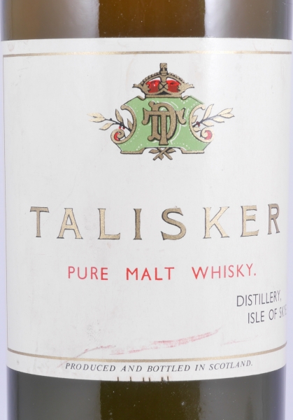 Talisker Pure Malt Isle of Skye Scotch Whisky Green Bottle 43,0%