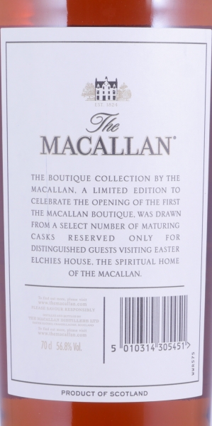 Macallan Boutique Collection Release 2017 Batch No. 2 Highland Single Malt Scotch Whisky Cask Strength 56.8%