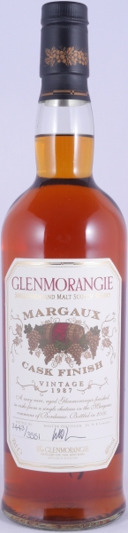 Glenmorangie 1987 18 Years Chateau Margaux Cask Finish Highland Single Malt Scotch Whisky 46.0%