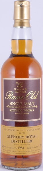 Glenury Royal 1984 23 Years Oak Cask Gordon und MacPhail Rare Old Highland Single Malt Scotch Whisky 43,0%