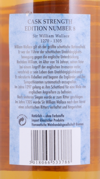 Glenfarclas 1978 24 Years Sherry Casks Edition No. 8 Sir William Wallace Highland Single Malt Scotch Whisky Cask Strength 53,3%