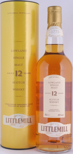 Littlemill 1992 12 Years Oak Casks Lowland Single Malt Scotch Whisky 40.0%