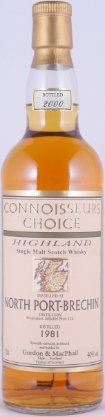 North Port-Brechin 1981 19 Years Gordon und MacPhail Connoisseurs Choice Highland Single Malt Scotch Whisky 40,0%