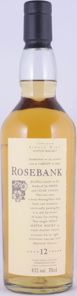 Rosebank 12 Years Flora und Fauna Lowland Single Malt Scotch Whisky 43.0%