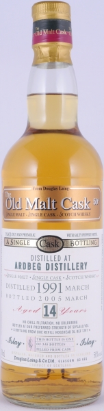 Ardbeg 1991 14 Years Refill Hogshead Cask No. DL 1297 Douglas Laing OMC Islay Single Malt Scotch Whisky 50.0%