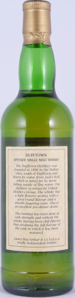 Dufftown 1977 17 Years James MacArthur 500 Years of Scotch Whisky 1494-1994 Speyside Single Malt Scotch Whisky 58,5%