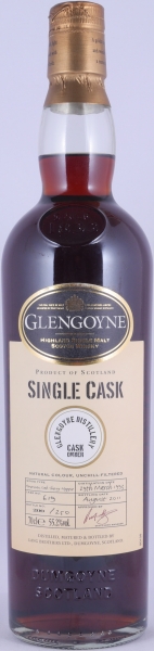 Glengoyne 1993 18 Years American Sherry Oak Hoggie Cask No. 619 Cask Owner Highland Single Malt Scotch Whisky 55.2%