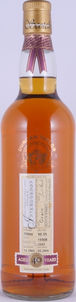 Invergordon 1965 40 Years Oak Cask No. 15508 Duncan Taylor Cask Strength Rare Auld Highland Single Grain Scotch Whisky 50,3%