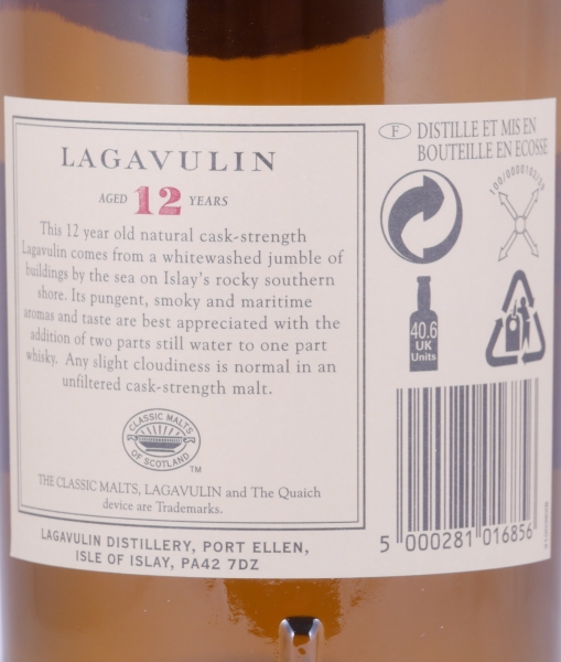 Lagavulin 1990 12 Years 1st Special Release 2002 Limited Edition Islay Single Malt Scotch Whisky Cask Strength 58,0%