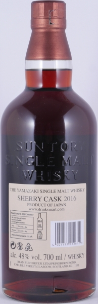 Yamazaki Sherry Cask 2016 6. Release Limited Edition Japan Single Malt Whisky 48,0%