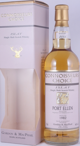 Port Ellen 1982 19 Years Gordon and MacPhail Connoisseurs Choice Islay Single Malt Scotch Whisky 40.0%