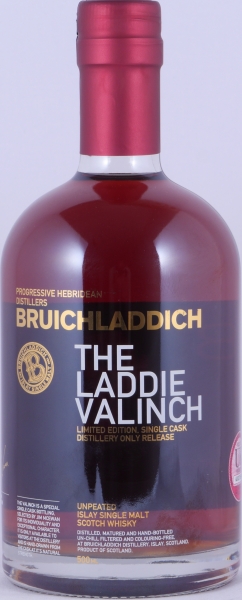 Bruichladdich 1991 24 Years Bourbon/Fine French Oak Cask No. 034 The Laddie Crew Valinch No. 18 David Hope JNR Islay Single Malt Scotch Whisky 46,9%