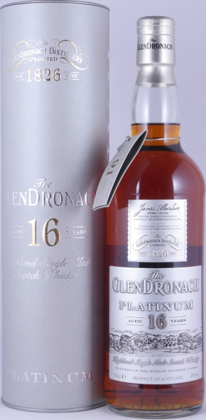 Glendronach Platinum 16 Years Oloroso Sherry Casks Release 2014 Highland Single Malt Scotch Whisky 48.0%