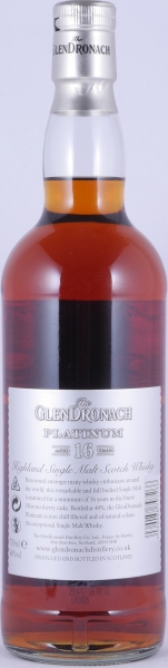 Glendronach Platinum 16 Years Oloroso Sherry Casks Release 2014 Highland Single Malt Scotch Whisky 48.0%