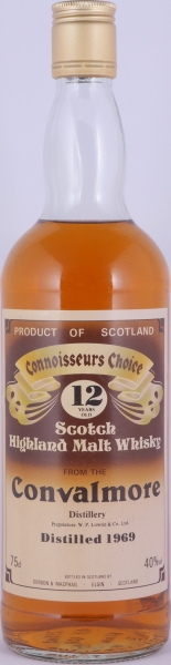 Convalmore 1969 12 Years Gordon und MacPhail Connoisseurs Choice Brown Label Highland Single Malt Scotch Whisky 40,0%