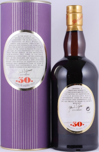 Glenfarclas 30 Years Golden 30 White Letter Limited Edition Highland Single Malt Scotch Whisky 43,0%