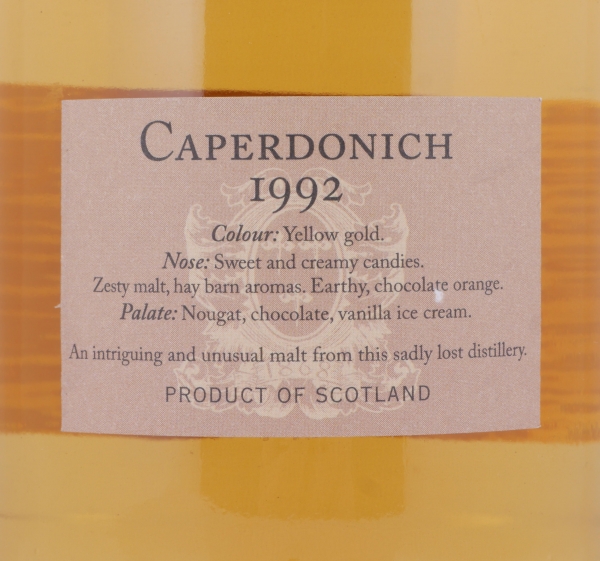 Caperdonich 1992 20 Years Bourbon Hogshead Cask No. 121139 Individual Cask Bottling Speyside Single Malt Scotch Whisky 59,4%