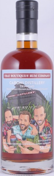 Caroni 22 Years Batch 4 That Boutique-Y Rum Company Traditional Column Trinidad Rum 58.1%