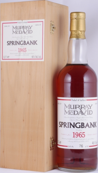 Springbank 1965 33 Years Sherry Cask No. 2139 Murray McDavid