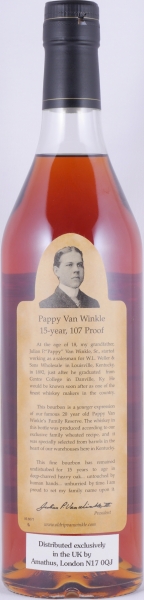 Pappy Van Winkles 15 Years Family Reserve Kentucky Straight Bourbon Whiskey 53.5%