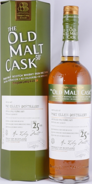 Port Ellen 1982 25 Years Sherry Butt Cask DL 3639 Douglas Laing Old Malt Cask Islay Single Malt Scotch Whisky 50.0%