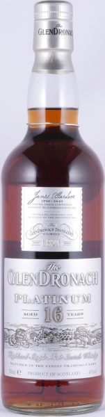 Glendronach Platinum 16 Years Oloroso Sherry Casks Release 2013 Highland Single Malt Scotch Whisky 48,0%