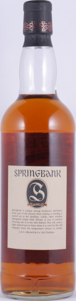 Springbank 21 Years Release 1995 Jagged Label Edge Campbeltown Single Malt Scotch Whisky 46.0%