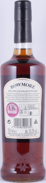 Bowmore 1995 23 Years Oloroso Sherry Cask Feis Ile 2019 Limited Edition Islay Single Malt Scotch Whisky Cask Strength 55.2%