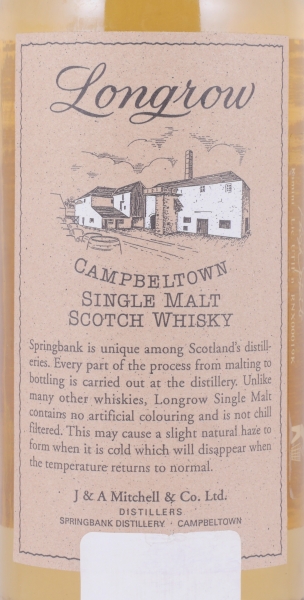 Longrow 1991 10 Years Cream Capsule Campbeltown Single Malt Scotch Whisky 46.0%