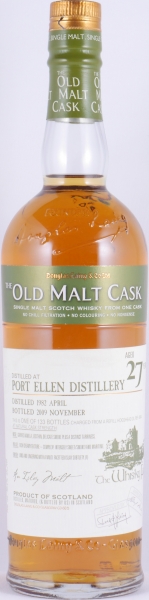 Port Ellen 1982 27 Years Refill Hogshead Cask DL 4904 Douglas Laing Old Malt Cask Islay Single Malt Scotch Whisky 55.2%