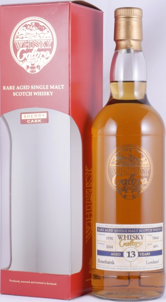 Rosebank 1990 13 Years Sherry Cask Duncan Taylor Whisky Galore Rare Aged Lowland Single Malt Scotch Whisky 46.0%