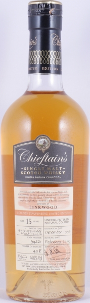 Linkwood 1997 15 Years Spätburgunder Wine Finish Cask No. 94221 Chieftains Choice Speyside Single Malt Scotch Whisky 44,6%