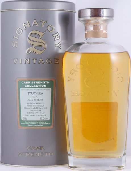 Strathisla 1979 25 Years Refill Sherry Butt Cask No. 1533 Signatory Cask Strength Speyside Single Malt Scotch Whisky 57,2%