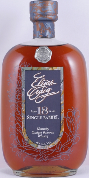 Elijah Craig 1991 18 Years Single Barrel No. 2964 Kentucky Straight Bourbon Whiskey 45.0%