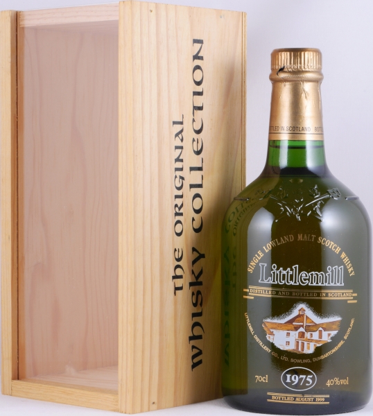 Littlemill 1975 24 Years Limited Edition Green Dumpy Bottle Lowland Single Malt Scotch Whisky 40,0%