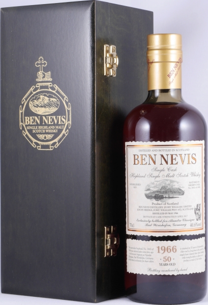 Ben Nevis 1966 50 Years Sherry Hogshead Cask No. 3641 Highland Single Malt Scotch Whisky Cask Strength 40.6%