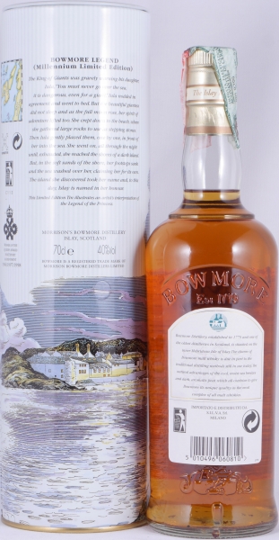 Bowmore Legend of the Princess Giant Millenium Limited Edition 6. Release 8 Years Islay Single Malt Scotch Whisky 40,0%