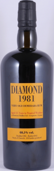 Velier Diamond 1981 31 Years Cask # 10537-10536-10539 Very Old Demerara Guyana Rum 60,1%