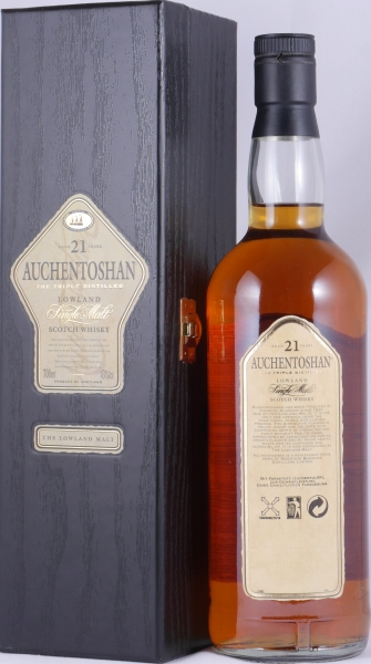 Auchentoshan 21 Years Bourbon and Sherry Casks The Triple Distilled Lowland Single Malt Scotch Whisky 43,0%