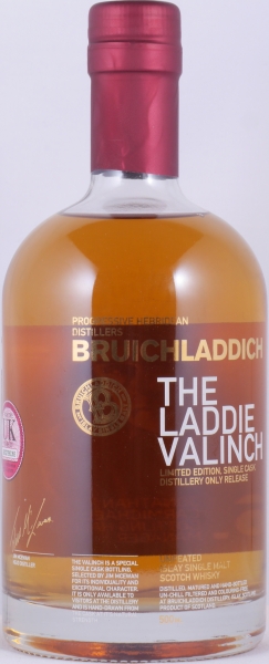 Bruichladdich 1990 25 Years Bourbon/Calvados Cask No. 013 R12/048 The Laddie Crew Valinch No. 16 Islay Single Malt Scotch Whisky 47.2%