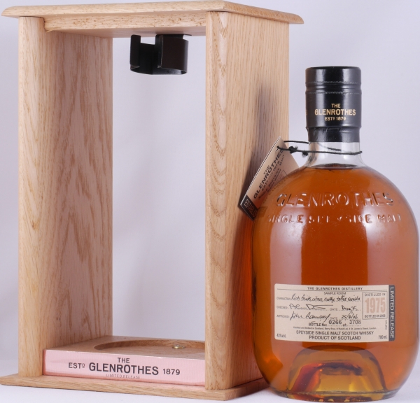 Glenrothes 1975 30 Years Vintage Limited Edition Speyside Single Malt Scotch Whisky 43,0%