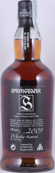 Springbank 1996 13 Years Fino Sherry Cask No. 264 Campbeltown Single Malt Scotch Whisky Cask Strength 57,1%