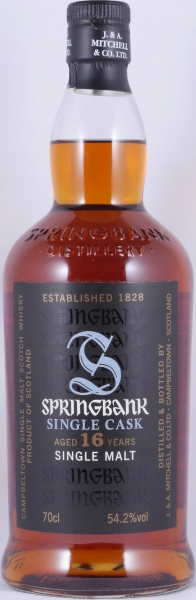 Springbank 2000 16 Years Fresh Sherry Butt only for UK costumers Campbeltown Single Malt Scotch Whisky 54.2%