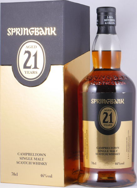 Springbank 21 Years Limited Edition 2019 Port and Rum Casks Campbeltown Single Malt Scotch Whisky 46.0%